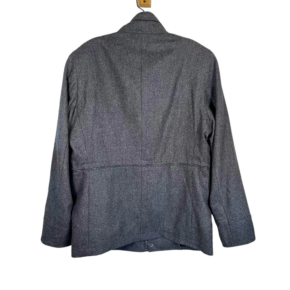 Hart Schaffner Marx 100% Wool Field Military Jacket Gray M NWOT - Picture 3 of 11